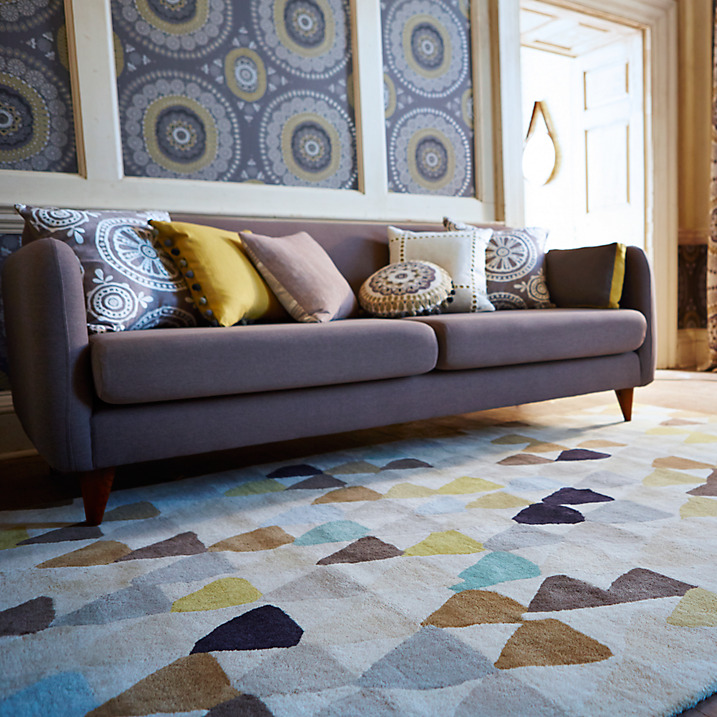 Geometric Print Rug from John Lewis