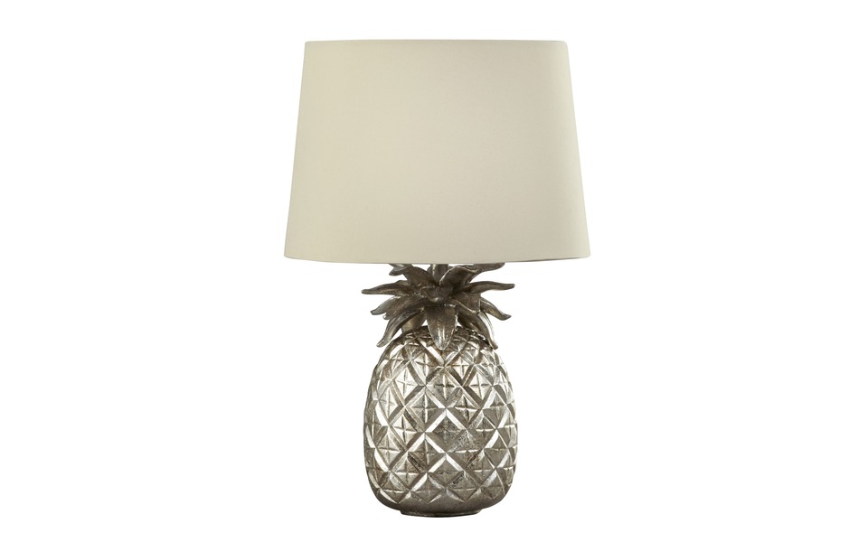 Laura Ashley Pineapple Lamp in Champagne Gold