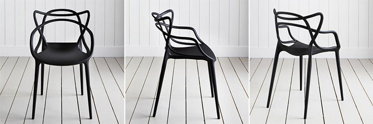 Black Phillipe Starck Masters Chairs