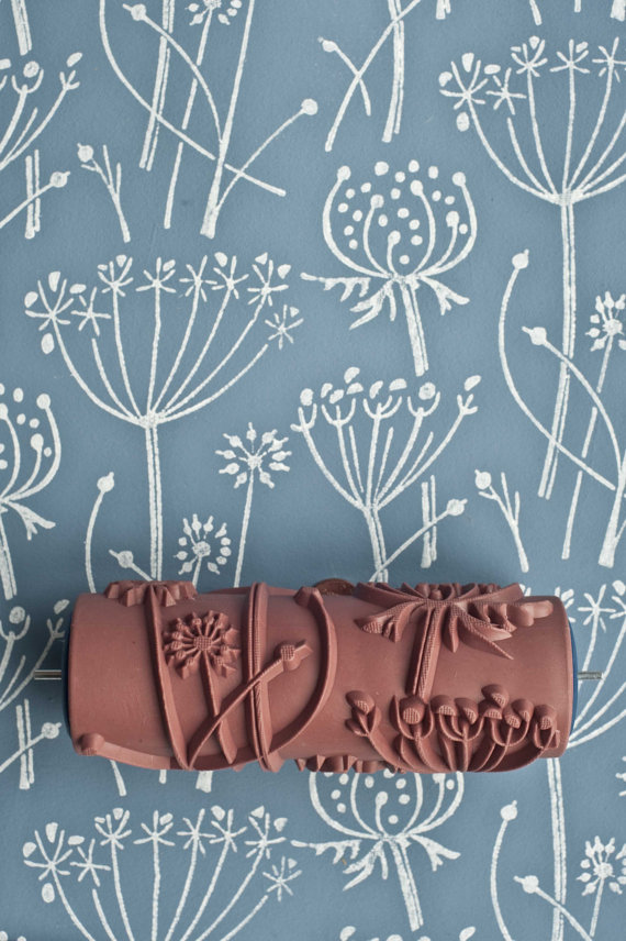 Patterned print rollers by The Painted House