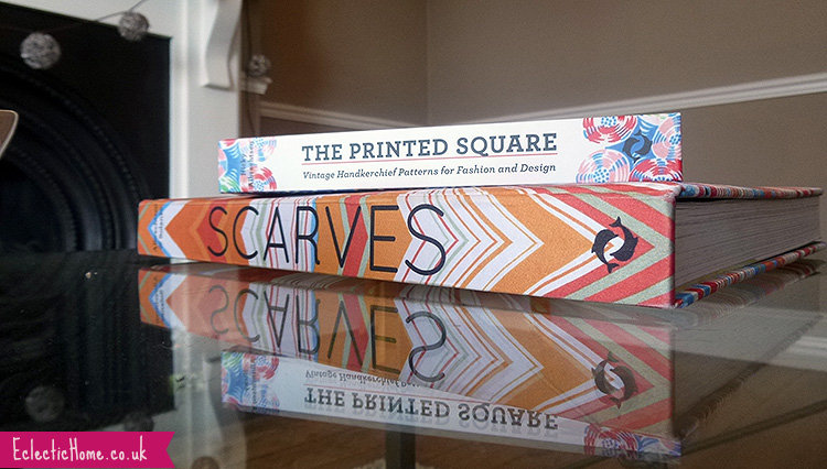 My coffee table books about scarves (obviously).