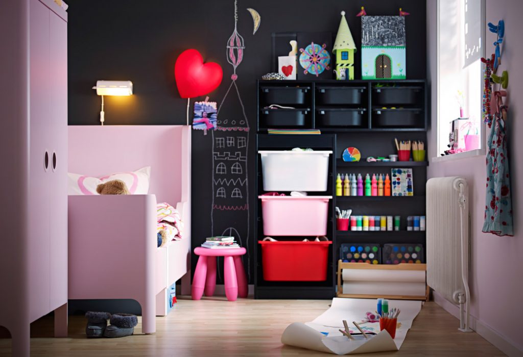 Ikea created this super storage solution for the creative kid who loves arts and crafts.