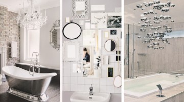Bathroom inspiration: glitz and glam
